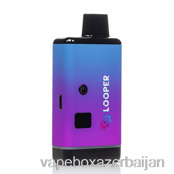 E-Juice Vape Looper Ghost Low Profile 510 Battery Indigo / Violet Gradient